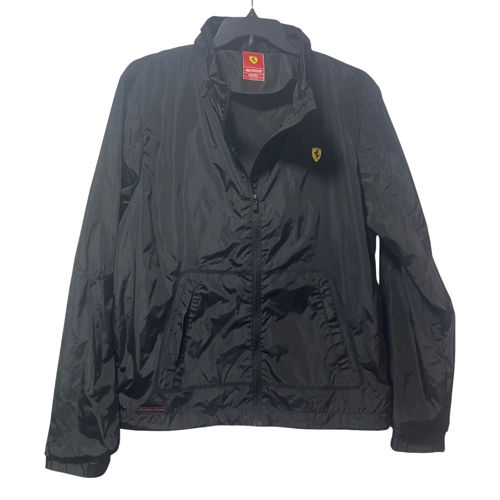Scuderia Ferrari Official Windbreaker Jacket – Men's‎ XXXL Black